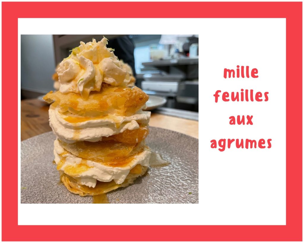 mille feuilles aux agrumes