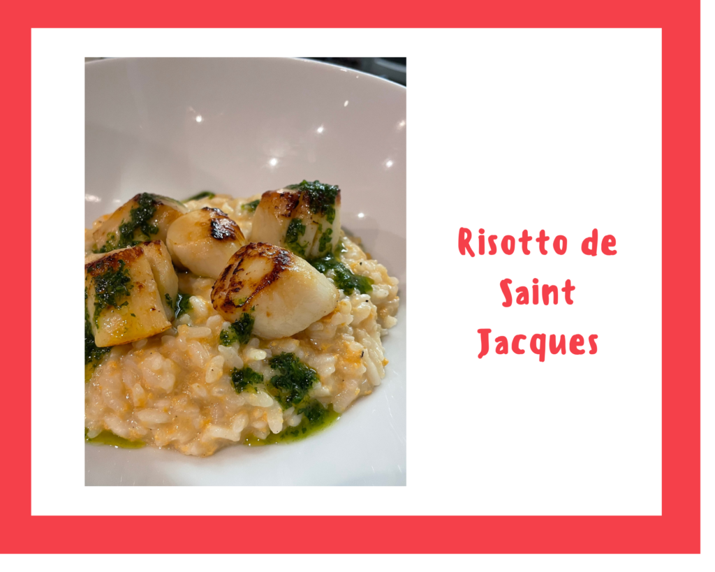 risotto de st jacques