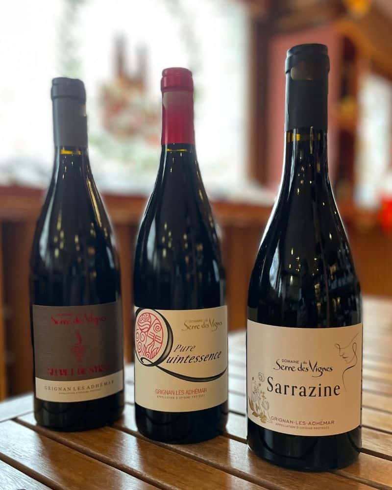 AOP Grignan les Adhémar - les rouges - SERRE DE VIGNES