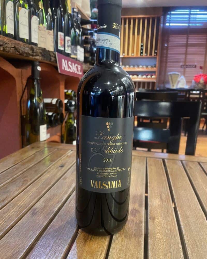 vins italiens - Langhe Nebbiolo - VALSANIA